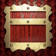 gold and wood background N235