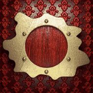 gold and wood background N238