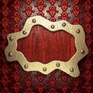 gold and wood background N240