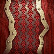 gold and wood background N243