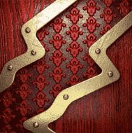 gold and wood background N246