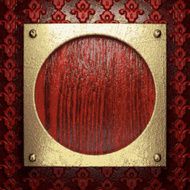 gold and wood background N250