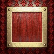 gold and wood background N251