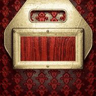 gold and wood background N255