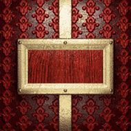 gold and wood background N256