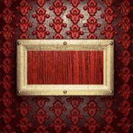 gold and wood background N257