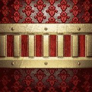 gold and wood background N261
