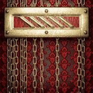 gold and wood background N268