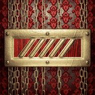 gold and wood background N270