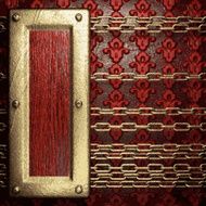 gold and wood background N272