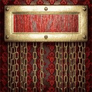 gold and wood background N273