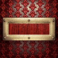 gold and wood background N286