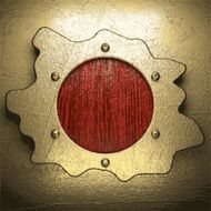 gold and wood background N297