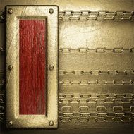 gold and wood background N332