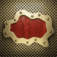 gold and wood background N369