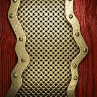 gold and wood background N372