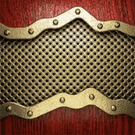 gold and wood background N373
