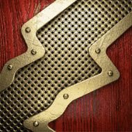 gold and wood background N375