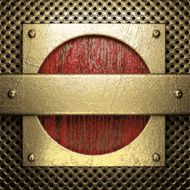 gold and wood background N377