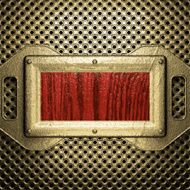 gold and wood background N382