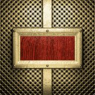 gold and wood background N386