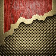 gold and wood background N395