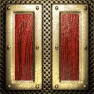 gold and wood background N403