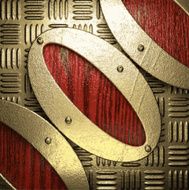 gold and wood background N408