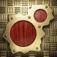 gold and wood background N423