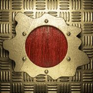 gold and wood background N424