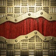 gold and wood background N431