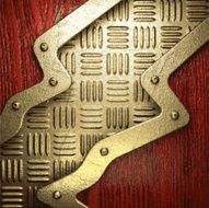 gold and wood background N432