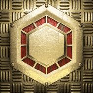 gold and wood background N446