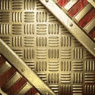 gold and wood background N447