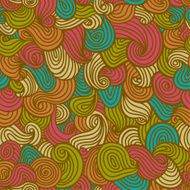 Abstract doodle colorful seamless texture N2