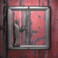 Old metal background N677