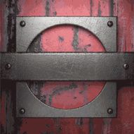 Old metal background N695