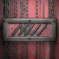 Old metal background N717