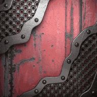 Old metal background N737