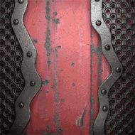 Old metal background N738