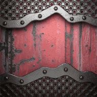 Old metal background N739