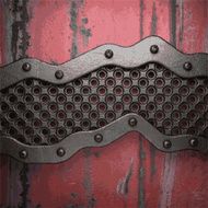 Old metal background N740
