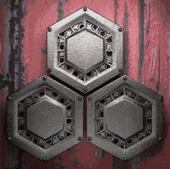 Old metal background N752