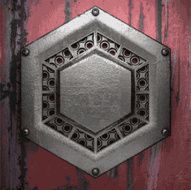 Old metal background N753