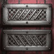 Old metal background N765