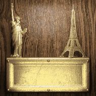 gold and wood background N469