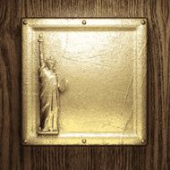gold and wood background N477