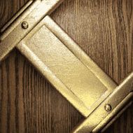 gold and wood background N486