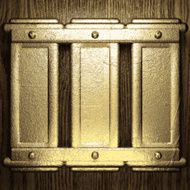 gold and wood background N489