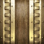gold and wood background N497